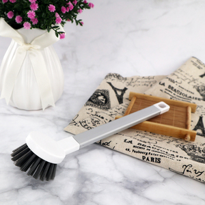 Cepillo para Ollas con Mango <span class=keywords><strong>de</strong></span> <span class=keywords><strong>Aluminio</strong></span> y Cerdas Antibacterianas para una Limpieza <span class=keywords><strong>de</strong></span> Cocina Duradera y Eficaz, y Eliminación <span class=keywords><strong>de</strong></span> Manchas - Product Image 3