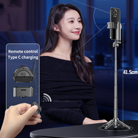 P15 Selfie Stick Mini contrôle sans fil extensible Selfie Stick en alliage d'aluminium Portable trépied pliant