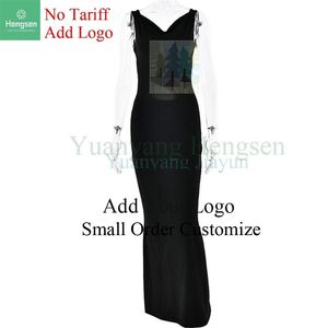 ชุดเดรสสำหรับงานพรอมฤดูร้อนของผู้หญิงชุดเดรสแม็กซี่แบบยืดได้ - Product Image 2