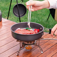 Réchaud de camping à gaz portable coupe-vent pour pique-nique, randonnée et activités de plein air