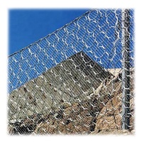 Filet de maille de câble métallique d'acier inoxydable/réseau de protection de pente de sns