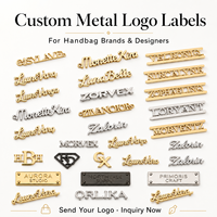 Plaque de logo personnalisée en métal, plaqué or, gravée au laser OEM, pour sac à main, bagage, valise, ordinateur portable, sac à dos