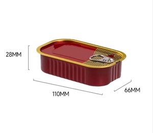 <span class=keywords><strong>Lata</strong></span> Rectangular para Sardinas de 125g, Apta para Alimentos, Metálica, Vacía, con Apertura Fácil - Product Image 2