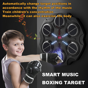 Cible de frappe électronique intelligente musicale pour l'entraînement à domicile des enfants – Cible de réaction pour le boxe - Product Image 5