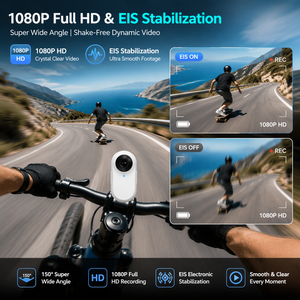 Mini Telecamera Indossabile HD 1080P con Schermo LCD Posteriore per Anteprima, Magnetica e Senza Mani per Vlog - Product Image 2