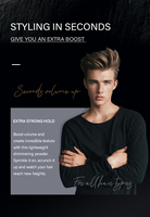 Produits capillaires pour hommes, poudre de Texture en Volume, poudre de racine de Mattify biologique pour tous les types de cheveux, Logo sans marque