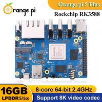 Orange Pi 5 Plus 4 8 16 32gb Ram ordinateur monocarte Rk3588 Pcie Module externe Wifi6.0 + bt5.0 Ssd Orange Pi5 Plus Run Android