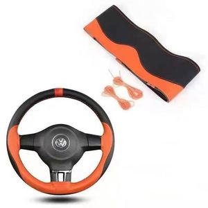 Funda de Cuero Hecha a Mano para Volante Universal de 4 Radios - Product Image 3