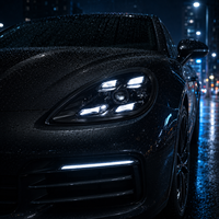 BK LED-Scheinwerfer-Set für Porsche Cayenne 2011-2018 Matrix-Stil Sequenzieller Blinker Plug-and-Play