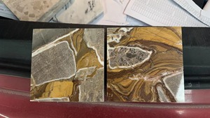 Dalles de marbre doré poli de luxe avec veines dorées de Versailles, carreaux de marbre fusion pour murs et sols - Product Image 4