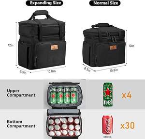 Muestra Gratuita, Enfriadores de TPU Personalizados con Logotipo a Color, para Latas y Vino, Enfriadores de TPU 840D, Bolsa Enfriadora Aislada, Portátil, de Lados Blandos - Product Image 4