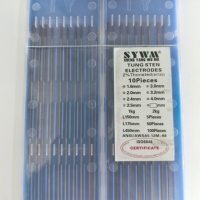 Elektroda Tungsten Industri AWS A5.12 WT20, 1.6/2.0/2.4/3.2mm, Aksesoris Pengelasan Bejana Tekan