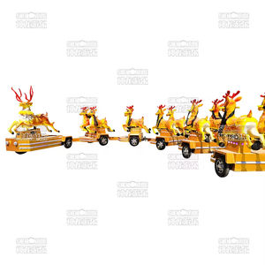 Sistema de tren eléctrico sin rieles de alta capacidad Paseo de diversión de 30 pasajeros para centros comerciales Atracciones turísticas Lugares familiares - Product Image 2