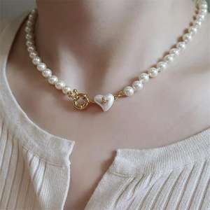 Zhizhen Zhuji Exquisite Freshwater Pearl <b>Necklace</b> Inspired by Western Empress Dowager's Style Cool and <b>Sweet</b> - Product Image 1