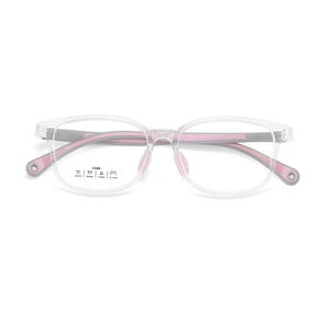 Monture de lunettes pour enfants Danyang, modèle 52008, en acrylique, avec verres flexibles en TR et plaquettes de nez en silicone souple - Product Image 1