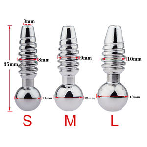 無料カスタムボックス - SM男性用尿道プラグ、尿道カテーテル玩具、金属製尿道拡張器、刺激器、エロティック貞操帯 - Product Image 6