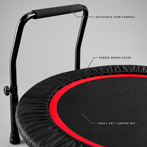 Mini <span class=keywords><strong>Trampolín</strong></span> Resistente con Resorte, Plegable, <span class=keywords><strong>para</strong></span> Interiores, Rebounder, <span class=keywords><strong>Trampolín</strong></span> de Fitness <span class=keywords><strong>para</strong></span> Ejercicio en Casa, Entrenamiento <span class=keywords><strong>para</strong></span> <span class=keywords><strong>Adultos</strong></span> y Niños - Product Image 3