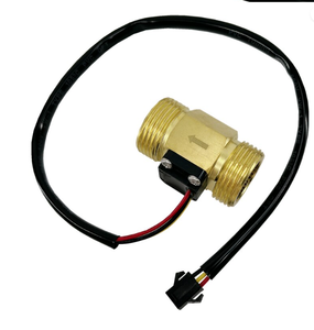 Capteurs de débit à impulsions en laiton DC12v débitmètre d'eau à effet Hall 1-30L/min G3/4 "capteur de débit magnétique en laiton Hall d'eau - Product Image 4