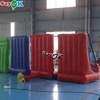 Jeu de carnaval gonflable 4 en 1, pour basket-ball, tir, pouces, grand crayon, corne arctique, tir à l'arc