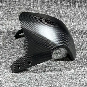 Guardabarros delantero para motocicleta KTM <span class=keywords><strong>1290</strong></span> <span class=keywords><strong>Super</strong></span> <span class=keywords><strong>Duke</strong></span> 2017 2018 2019 20220 2021 <span class=keywords><strong>2022</strong></span> 2023 3K 100%, accesorios de fibra de carbono seco - Product Image 6