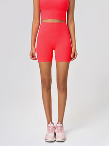 Châu Âu Mỹ cao thể thao quần short cho mùa xuân mùa hè rắn chống đi bộ Chạy thể dục Naked Yoga xà cạp không có sự bối rối - Product Image 5