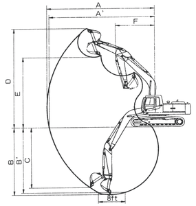 LICHMACH Official Crawler <b>Excavator</b> LC210 21 Ton Factory Hydraulic <b>Excavator</b> for Sale - Product Image 4