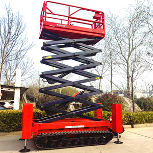 Miễn phí vận chuyển CE 4m 6M 8M 10m 12M 14M 16M 18M Scissor Lift Bảng nâng điện bảng điện giàn giáo Nâng Nền tảng - Product Image 4
