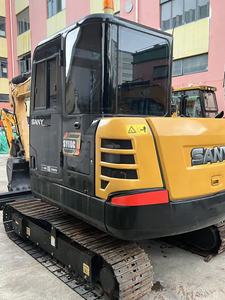 Mini-excavatrice sur chenilles d'occasion SY60C de 6 tonnes, en bon état, faible nombre d'heures de fonctionnement, moteur Isuzu 36,6 kW 4JG1 - Product Image 2