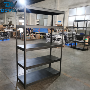 Estantería de Almacenamiento de Ángulo de Hierro de Servicio Ligero y Mediano, Diseño Ranurado, Sin Tornillos, para Invernadero, Cobertizo, Sótano - Product Image 4