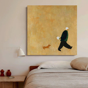 <span class=keywords><strong>Chambre</strong></span> rétro, décoration haut de gamme, niche, suivant de près le restaurant, peintures murales simples et polyvalentes - Product Image 1