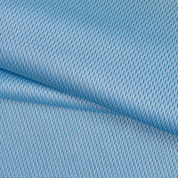 Vente en gros usine Tissu maille œil-de-perdrix 100% polyester 100D/144F de haute qualité, respirant et anti-transpiration, pour vêtements de sport