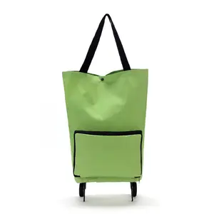 새로운 친환경 접이식 쇼핑백 구매 음식 트롤리 가방 야채 쇼핑 주최자 휴대용 가방