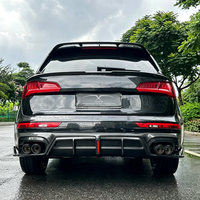 Kit carrosserie en fibre de carbone pour Audi Q5, pare-chocs avant, diffuseur arrière, séparateur avant, accessoires pour passages de roues, 2018-2020