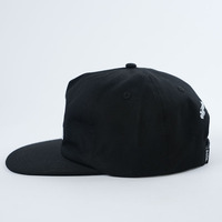 100% algodón bordado logo 5 paneles sin estructura Snapback Caps Little Curved Brim Dad Hat