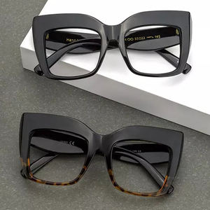 Lunettes à œil De chat, cadre optique épais, en forme carrée, surdimensionnée, avec nom personnalisé, <span class=keywords><strong>2022</strong></span> - Product Image 2