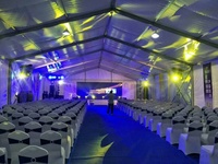 Tentes de réception de luxe pour 1000 personnes, grandes tentes d'événement pour mariages et églises
