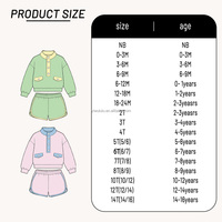 Conjunto de Top de Manga Larga y Pantalones Cortos para Niñas al por Mayor, Conjunto de Top de Cuello Redondo y Pantalones Cortos para Niñas, Atuendo de Manga Larga para la Escuela, Deportes y Gimnasio