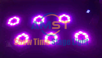 Pista de Baile LED 3D con Forma de Cubo Mágico Hexagonal Triangular, RGB DMX512 con IP33 y Asistente de Google para Discotecas y Bares