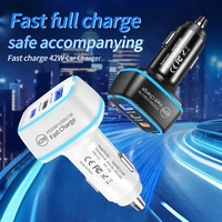 2025 nouveautés 3 ports chargeur de voiture PD25W + USB17W Charge rapide adaptateur rapide chargeur de Station de téléphone de voiture