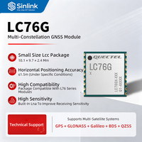 Module GNSS LC76G multi-constellations GPS GLONASS Galileo BDS QZSS, récepteur en boîtier LCC pour appareils portables et dispositifs de suivi