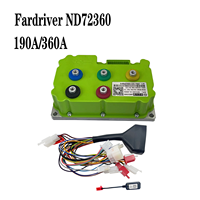 Contrôleur de moteur pour trottinette électrique Nanjing Fardriver ND72360 BT 48V 72V 190A DC à onde sinusoïdale, protection IP54, sortie 5000W
