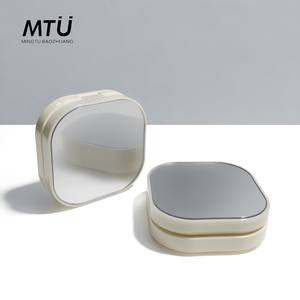 Phong Cách Ngắn Vuông Đàn Hồi Nhỏ Lưới Trường Hợp Bột Với Gương Rỗng 15G Nhựa Hộp Mỹ Phẩm Cho Bao Bì - Product Image 5