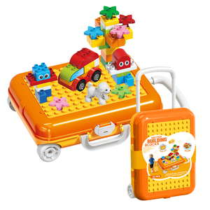 ชุดของเล่นแบบ<span class=keywords><strong>3</strong></span> in 1บล็อกสำหรับเด็กกระเป๋ารถเข็นสำหรับกระเป๋าเดินทาง - Product Image 3