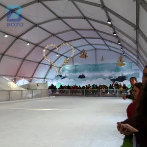 Guangzhou Bozo 20 x30m tenda trasparente in Pvc all'ingrosso tenda poligonale bianca per tende per eventi sportivi per eventi impermeabili in vendita