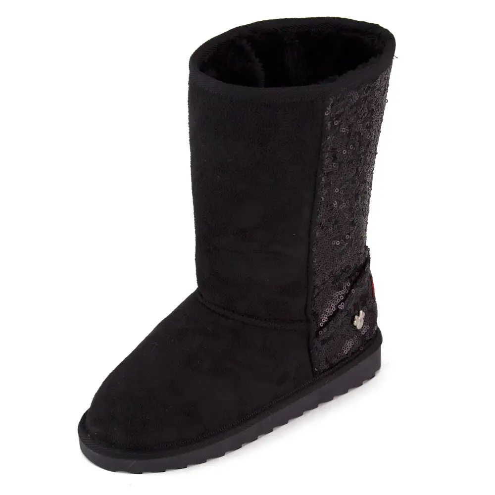 Customize Fashion Black Winter Snow Boots