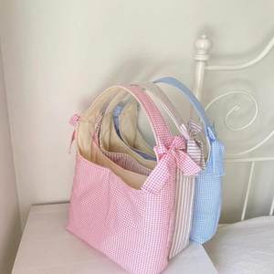 Neue stilvolle tragbare Einkaufstasche Beauty Bow Einzigartige Frauen Bunte Umhängetaschen Kunden spezifisches Design Hochwertige Taschen - Product Image 4