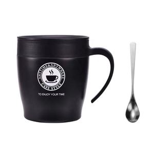 Tasses de tasse à café en acier inoxydable 300 de 304 ml avec logo personnalisé en gros avec poignée bouteille d'eau portable - Product Image 4