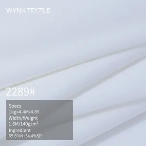 20D Elastic Breathable Touch Soft Soft Nylon 65.6%/ Spandex 34.4% Skin Friendly Comfortable Underwear Yoga Fabric
