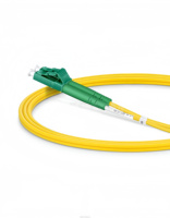 Cordon de raccordement à fibre optique LC/APC à FC/APC à 2 fibres duplex monomode haute Performance gaine de câble LSZH 3.0mm pour centres de données