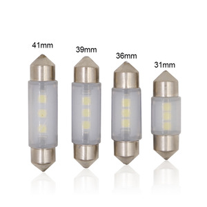 Automotive double-ended <b>tube</b> 3030 interior reading light, cabin light, roof light C5W 36mm 39mm modified bulb. - Product Image 1